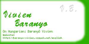 vivien baranyo business card